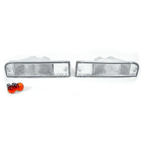 Clear Front Bumper Signal Lights Set By Depo Fit For Toyota