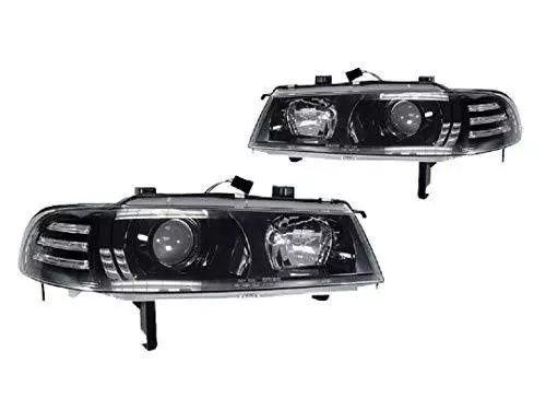 DEPO Black Projector Headlights w/Clear Corner Compatible and Fits