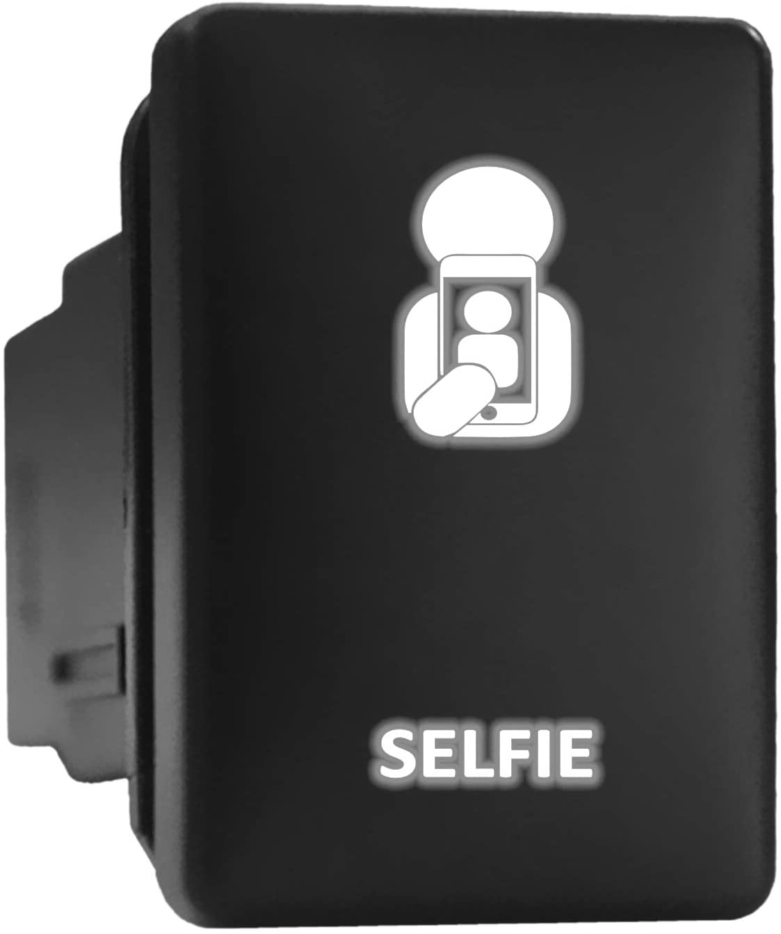 SELFIE Symbol Push Button with Wiring Kit ONOFF Switch fit for Toyota